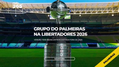 Grupo do Palmeiras na Libeertadores 2026