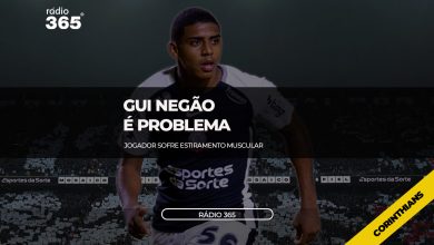 Gui Negão sofre estiramento muscular
