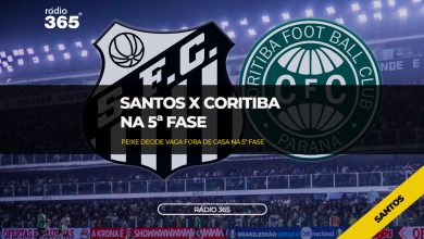 Santos inicia caminhada contra o Coritiba na Copa do Brasil