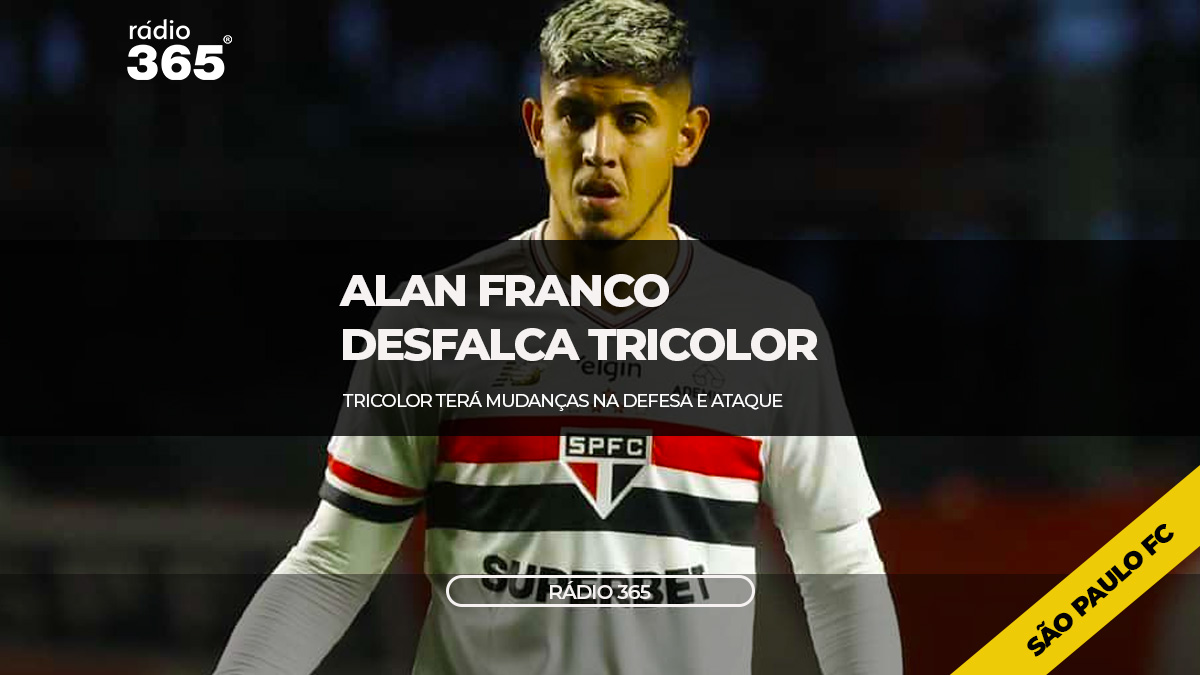Alan Franco é desfalque