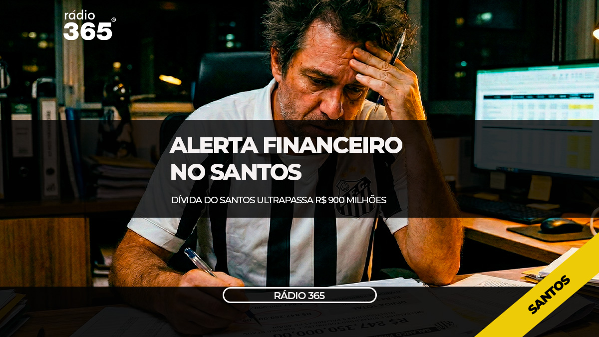 Dívida do Santos ultrapassa R$ 900 milhões