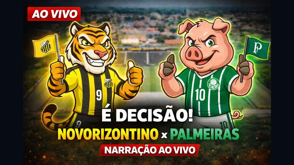 Novorizontino x Palmeiras AO VIVO - Final Paulistão 2026